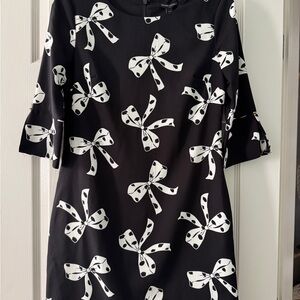 Banana Republic Bow Print Dress 4P